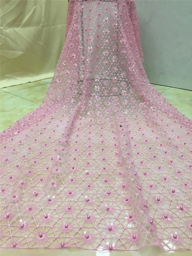 

Embroidered lace fabric JRB-10702 high quality french net lace fabric fashion african tulle mesh lace fabric