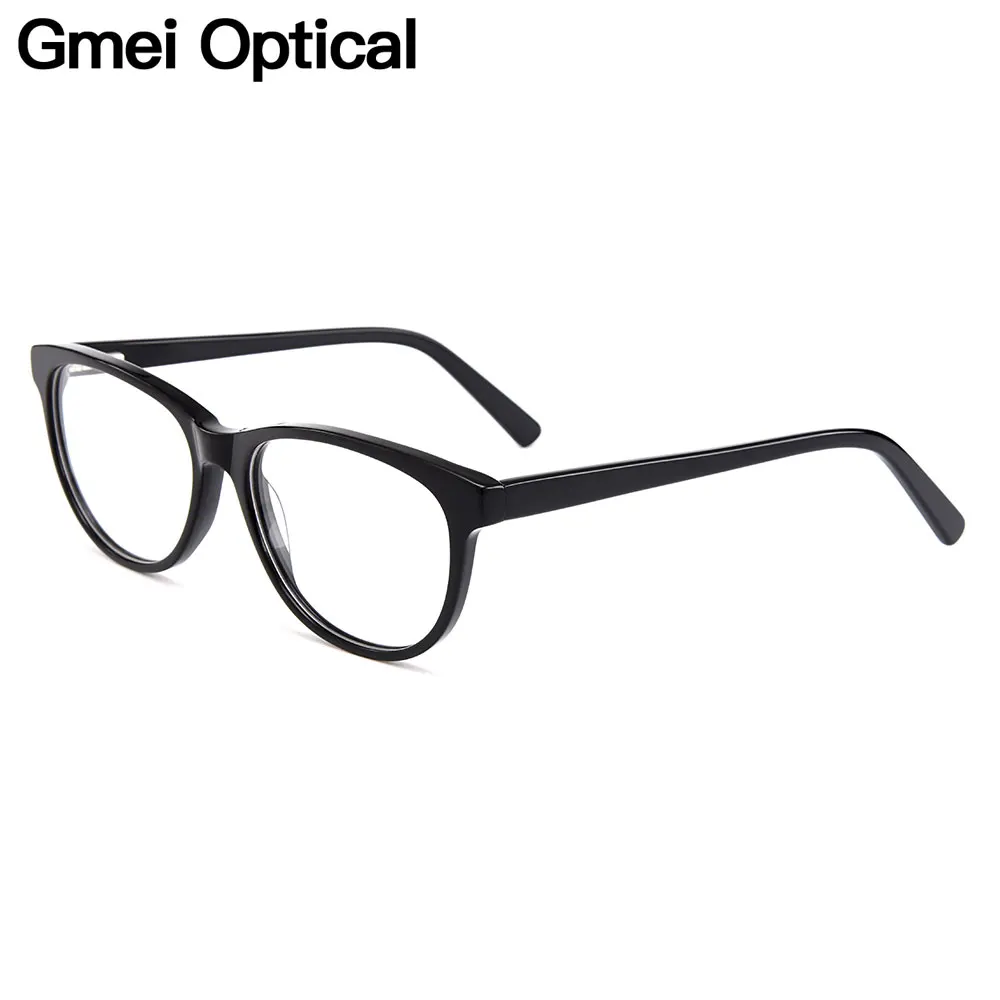 

Gmei Optical Acetate Cat Eye Full Rim Women Optical Glasses Frames For Myopia Presbyopia Spectacles With Spring Hinges YH6024