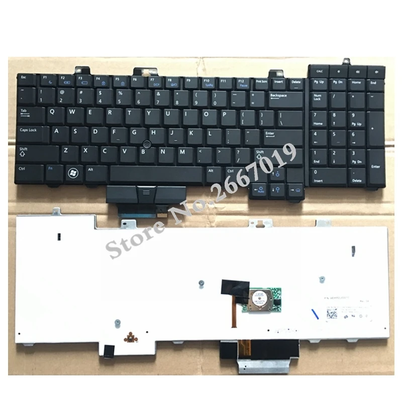 

US New Replace laptop keyboard For DELL For Precision M6400 M6500 backlight