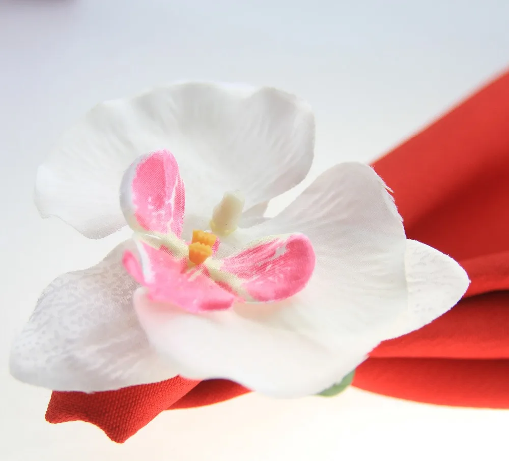 free shipping butterfly flower napkin rings table decoration 12 pcs holder ring butterfly wedding napkin holder 12 pcs