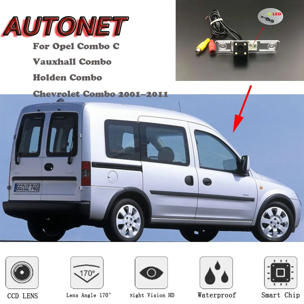 

Камера заднего вида с ночным видением для Opel Combo C Vauxhall Combo Holden Combo Chevrolet Combo 2001 ~ 2011