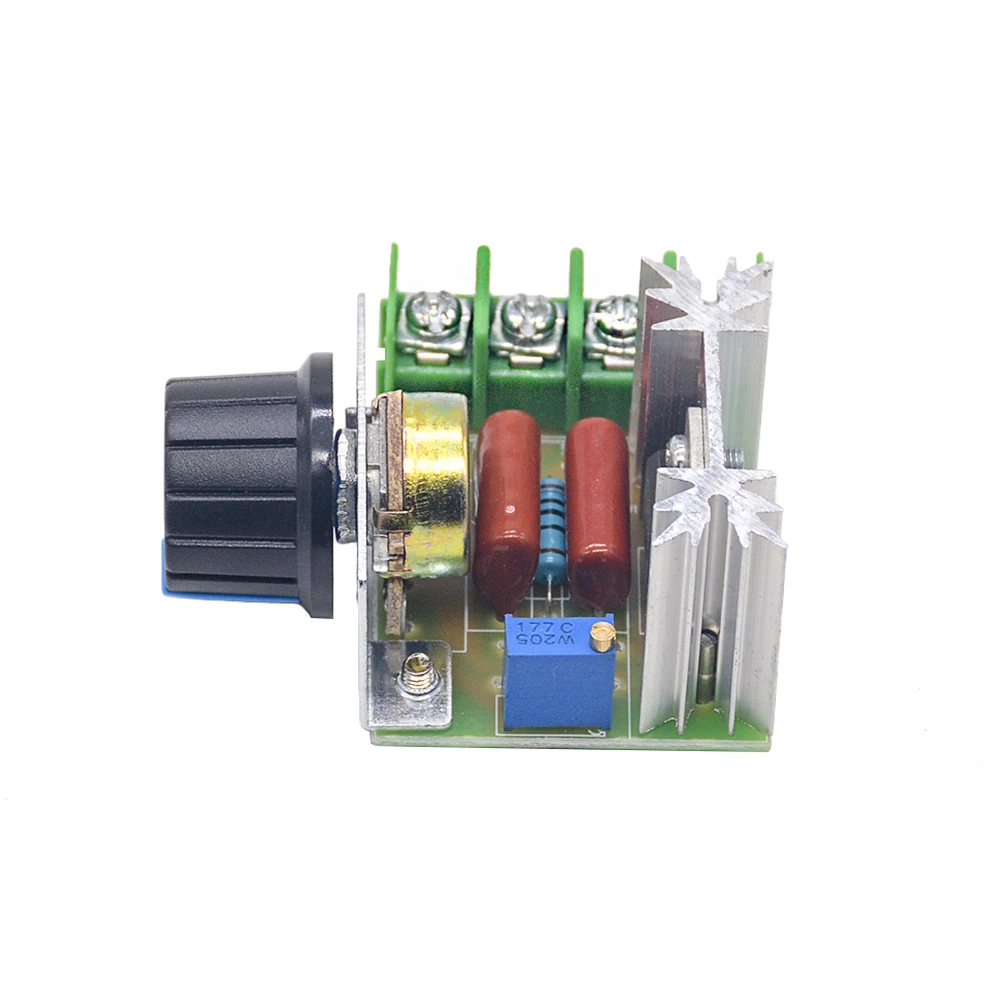 AC 220V 2000W SCR Voltage Regulator Dimming Dimmers Motor Speed Controller Thermostat Electronic Voltage Regulator Module