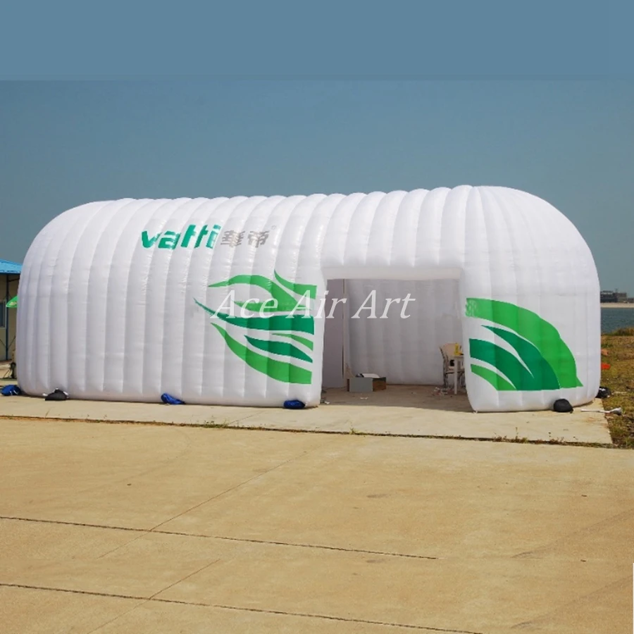 

8m L x 4 m W Giant Oxford Durable Made White Long Vip Inflatable Dome for Trade Show Event with Logo Made in China