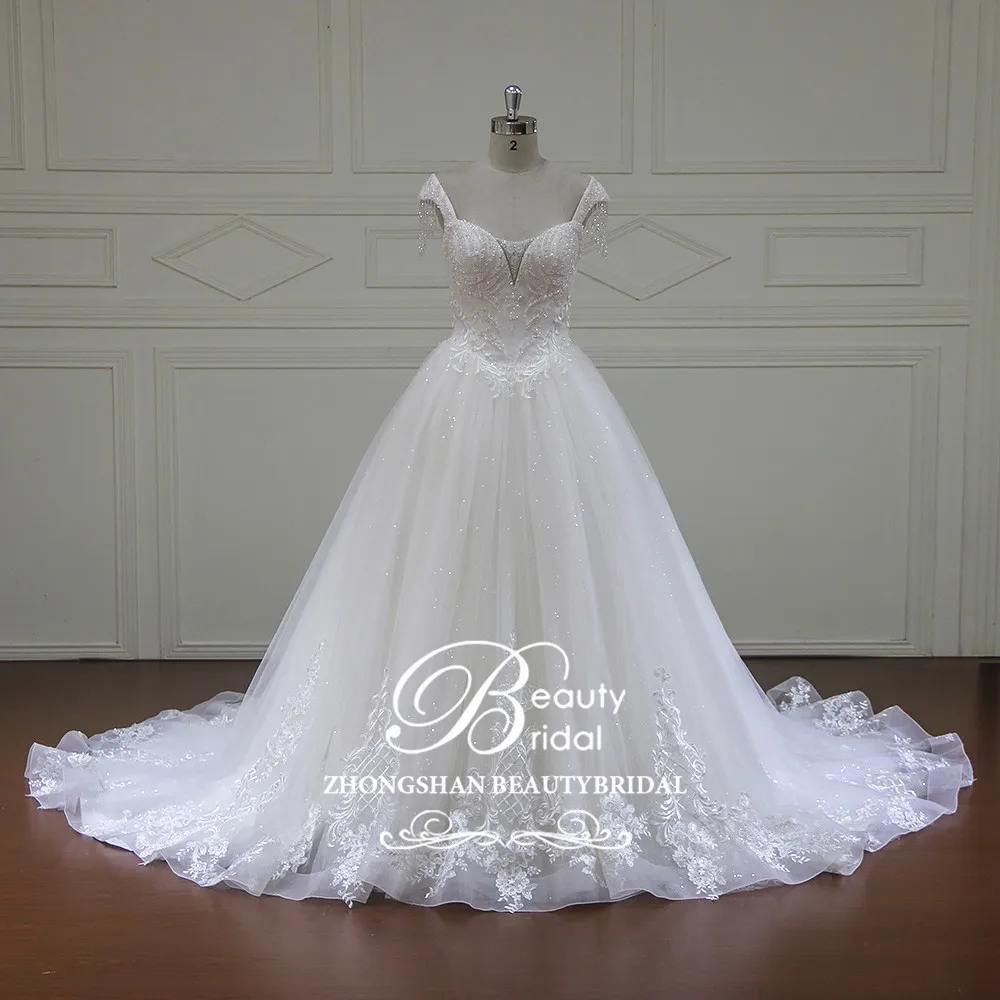 

Wedding Dress Custom Made Bridal Gown Ball Gown Sweetheart Cap Sleeve Floor Length Illusion Vestido De Noiva beauty xfm008