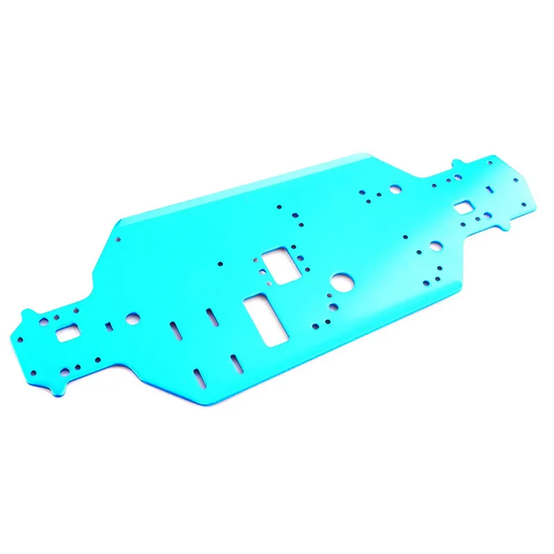 1PC HSP Aluminum Alloy Chassis 06001 Bottom Plate Frame for RC Model Cars Spare Parts HSP 1/10  94106 94108 Buggy Monster Truck