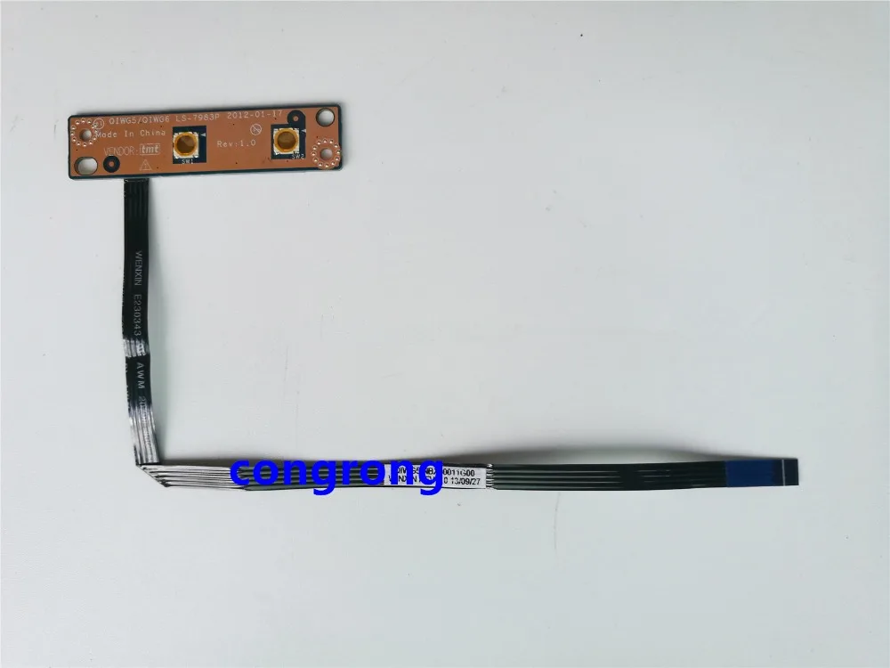 

Плата переключателя питания с кабелем для Lenovo N580 G580 Series, P/N LS-7983P
