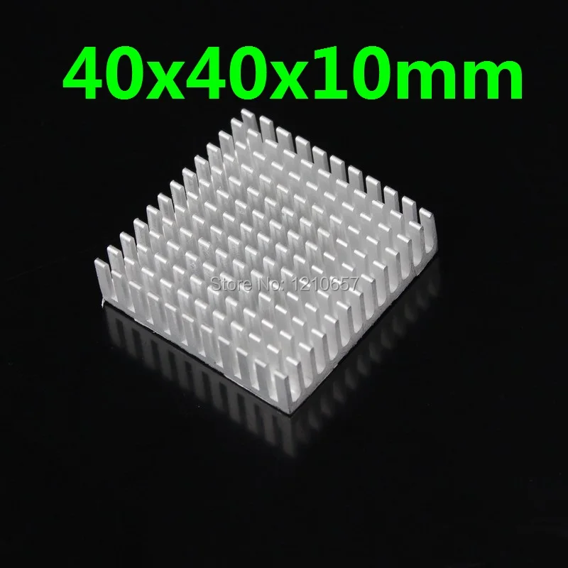 30Pieces lot  Heat sink  Aluminum Heatsink Cooler For Led  Light Graphic card 40 x 40 x 10mm 40mm