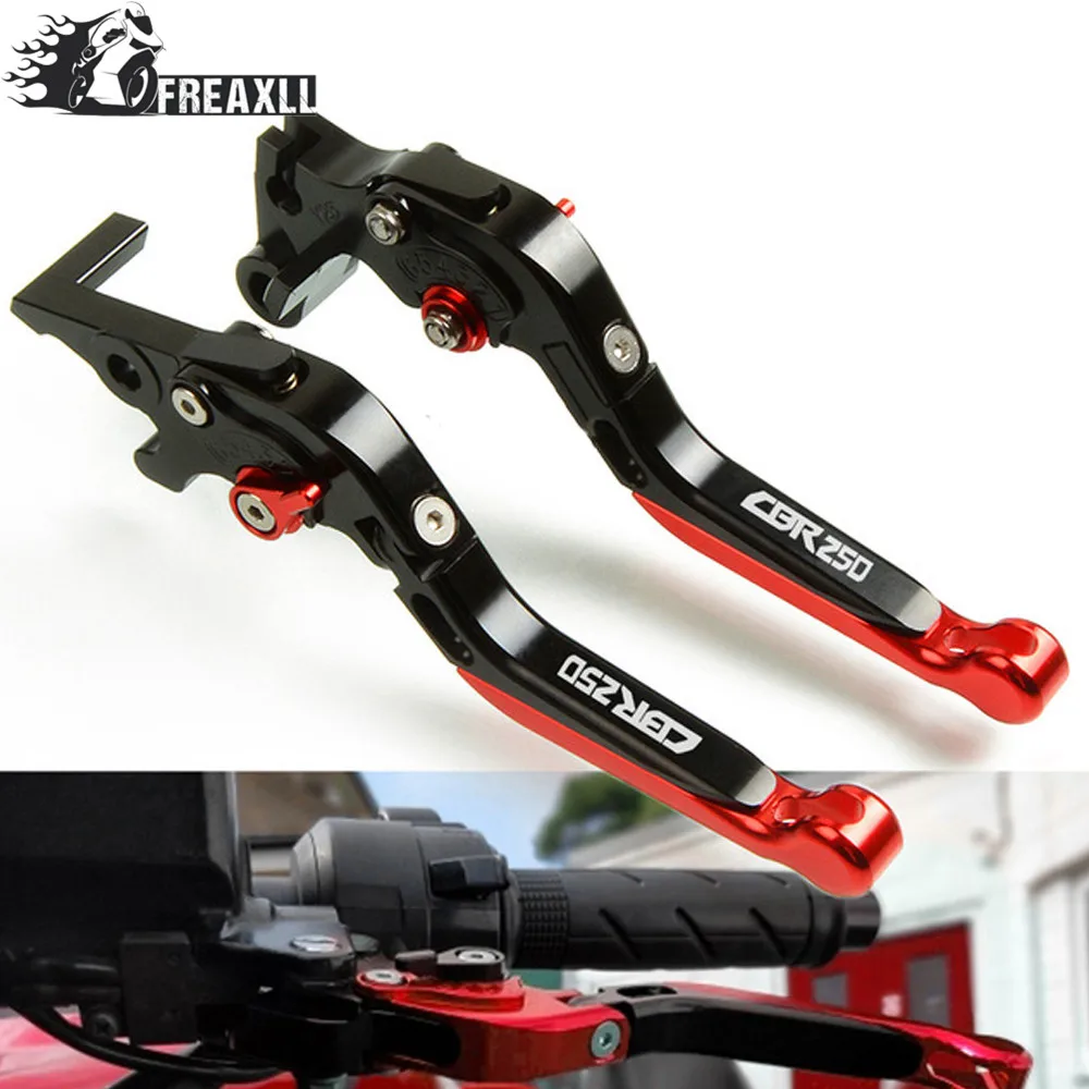 

Motorbike Accessories Motorcycle Brake Clutch Levers Adjustable Folding Extendable For Honda CBR250 CBR 250 1988-1994 1989 1990