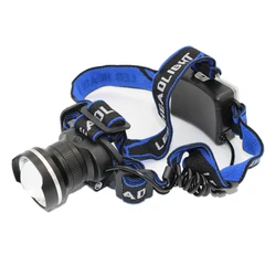 LED Headlamp XML T6 1000 Lumens Headlight Front Flashlight 3 Mode Torch Lights Power by 3 x 1.5V AA Battery