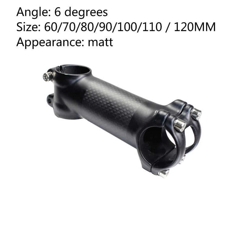 Ultra-light carbon fiber bicycle stem, carbon fiber, aluminum, for road bike, MTB, 60mm-120mm Matt, new 2019