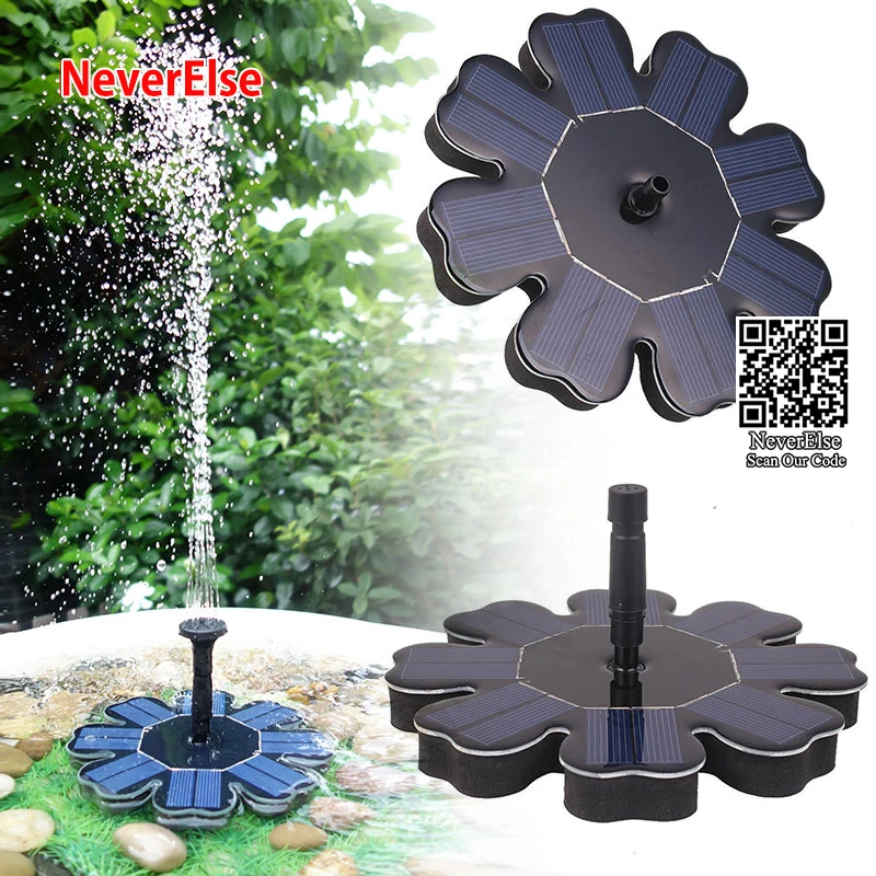 5kinds Solar Fountain Pump Floating Birdbath Water Pump Solar Panel Kit for Outdoor Fish Pond Pool Home Garden Patio Decoration