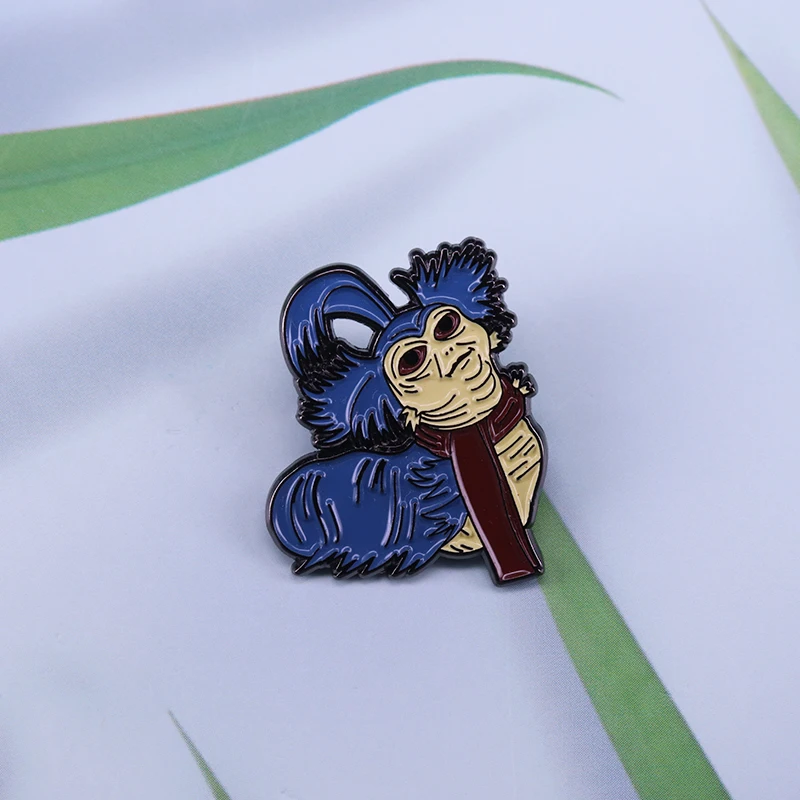 Little Hippie Labyrinth Ello Worm Enamel Pin