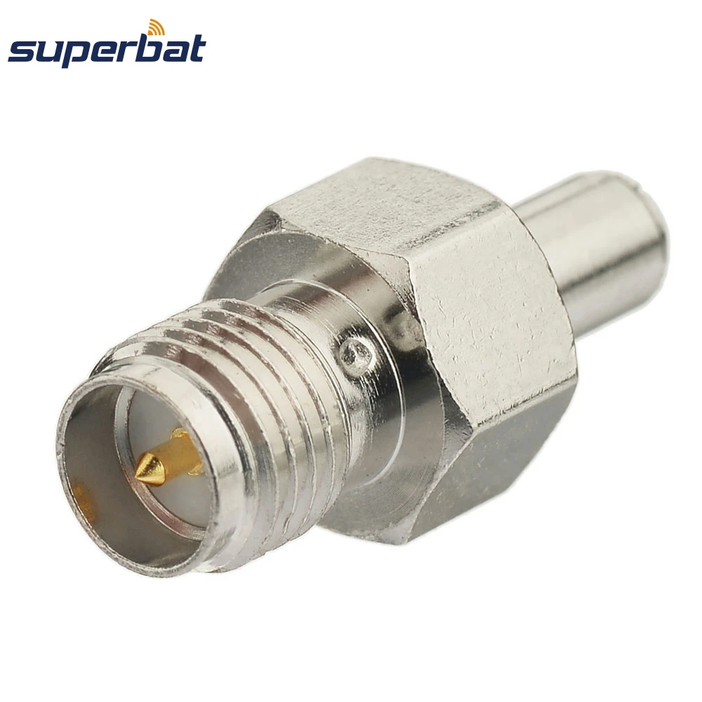 Superbat 5pcs SMA to TS9 Adapter RP-SMA Female to TS9 Male Straight RF Coaxial Connector for Electronic Components Market