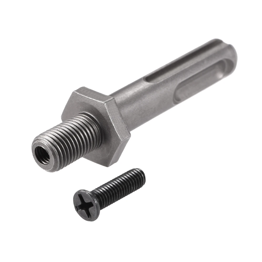 Uxcell Nieuwe 1Pcs/3Pcs Sds Plus 3/8-Inch 1/2-Inch Draad Keyless Quick Change boor Chuck Adapter Hex Schacht Voor Impact Driver