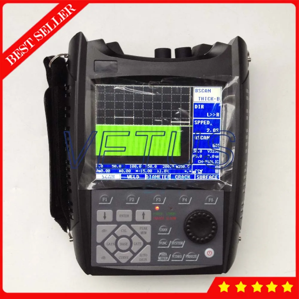 SUB100 Ultrasonic Flaw Detector Defectoscope 0 to 9999mm 5.7 inch Ultrasonic metal flaw detector 1000~9999m/s Velocity USB2.0