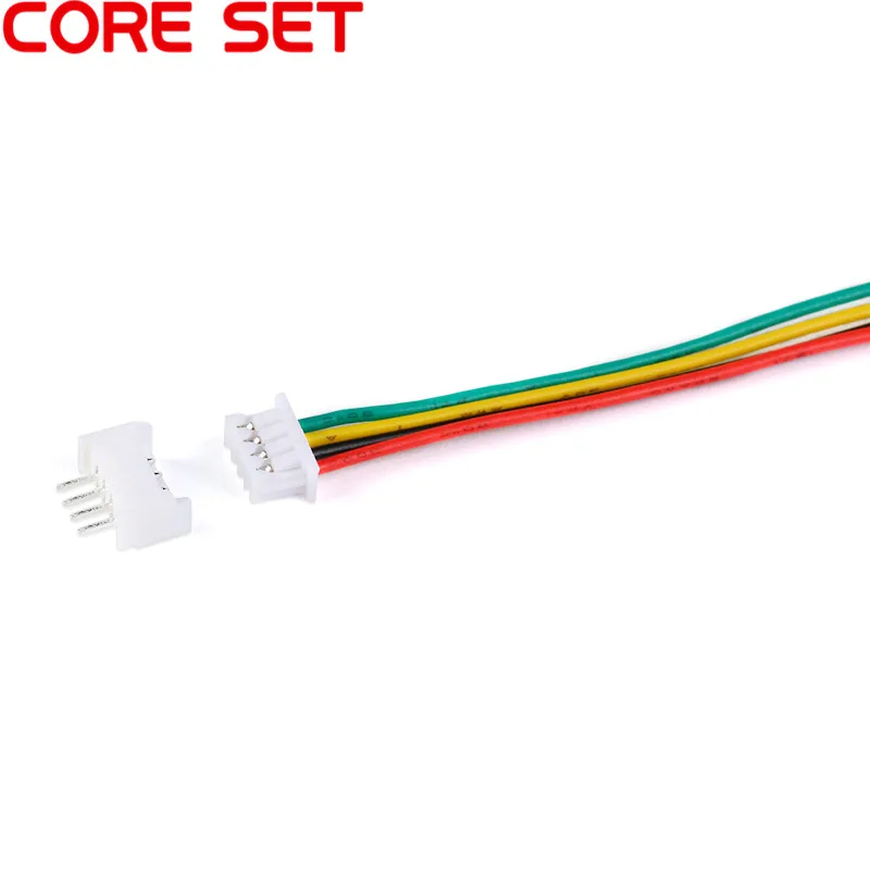 10Sets Pitch 1.25 Male & Female Cable Connector JST 2/3/4/5/6/7/8/9/10 Pin Single Head Plug With 10cm Electronic Wire Connectors