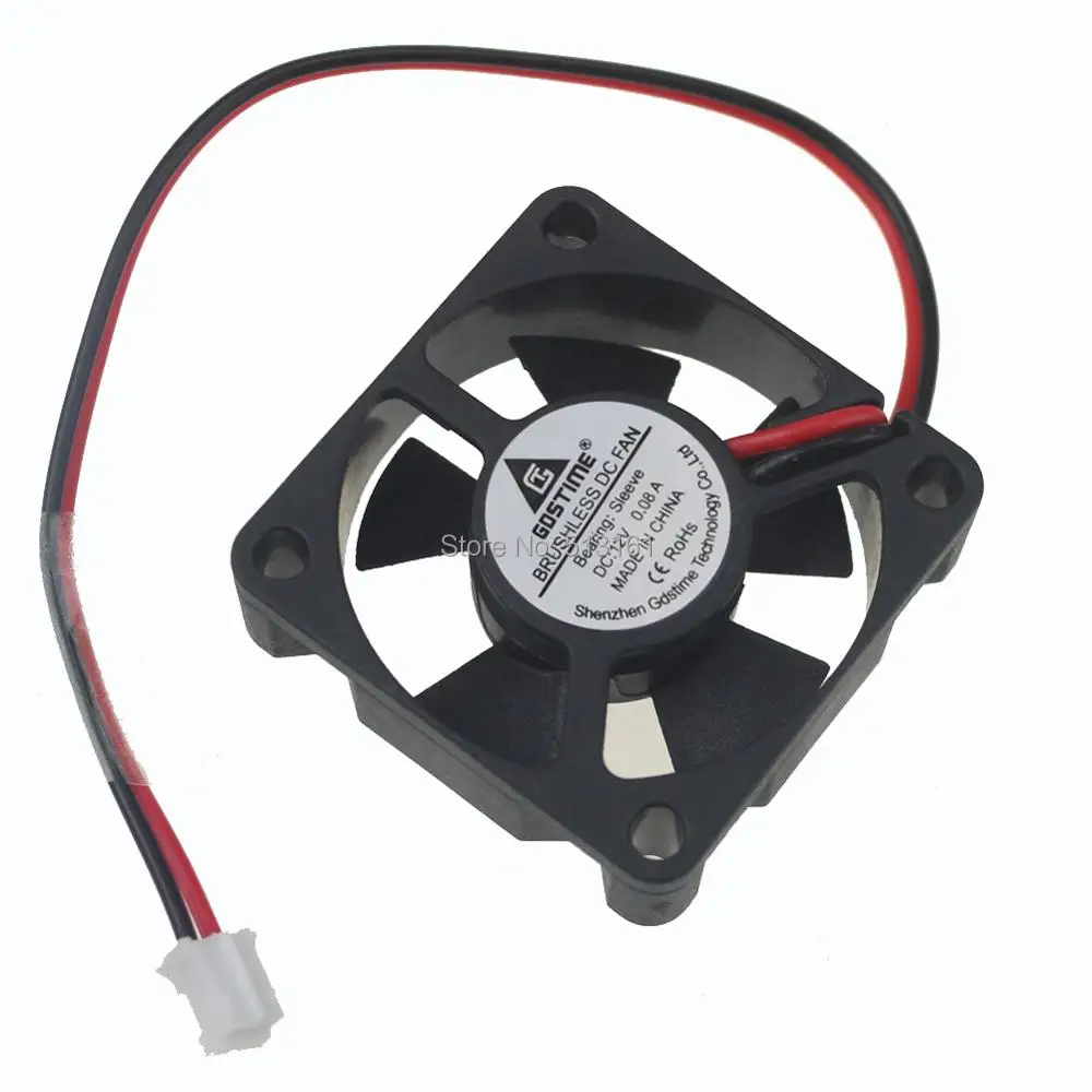 

10pcs/lot Gdstime 3510 12V 2Pin 35mm 35x35x10mm Small Electric Motor DC Cooling Fan