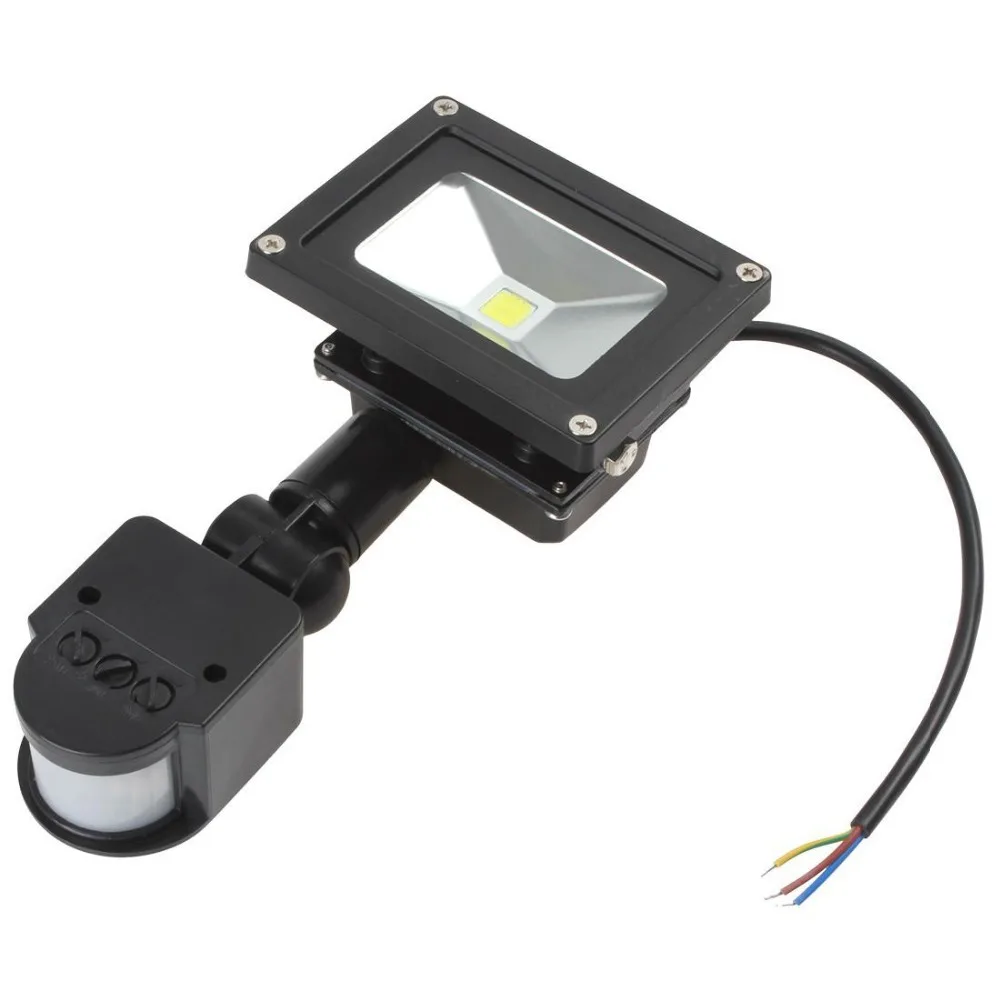 20W PIR Infrared Body Motion Sensor LED Garden Light Flood Light Path Wall Lamps AC 85-265V Waterproof Outdoor Landscape Lamp