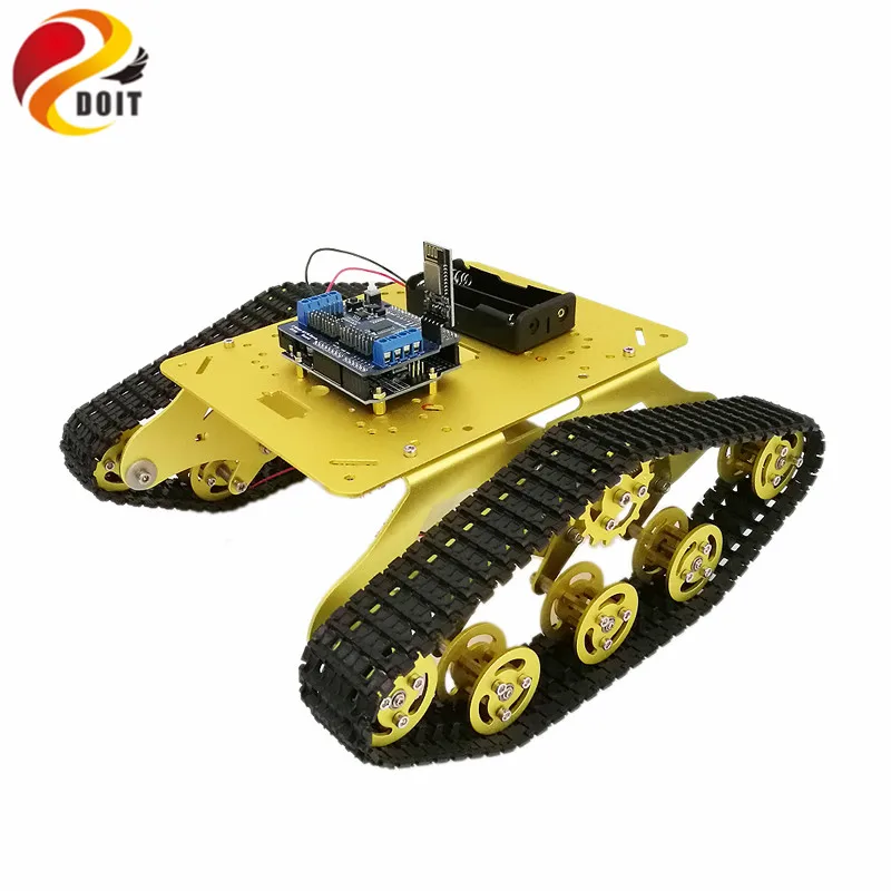 Ts300 amortecedor tanque chassi com DT-06 módulo wifi + placa de desenvolvimento para arduino kit placa motorista do motor diy rc brinquedo