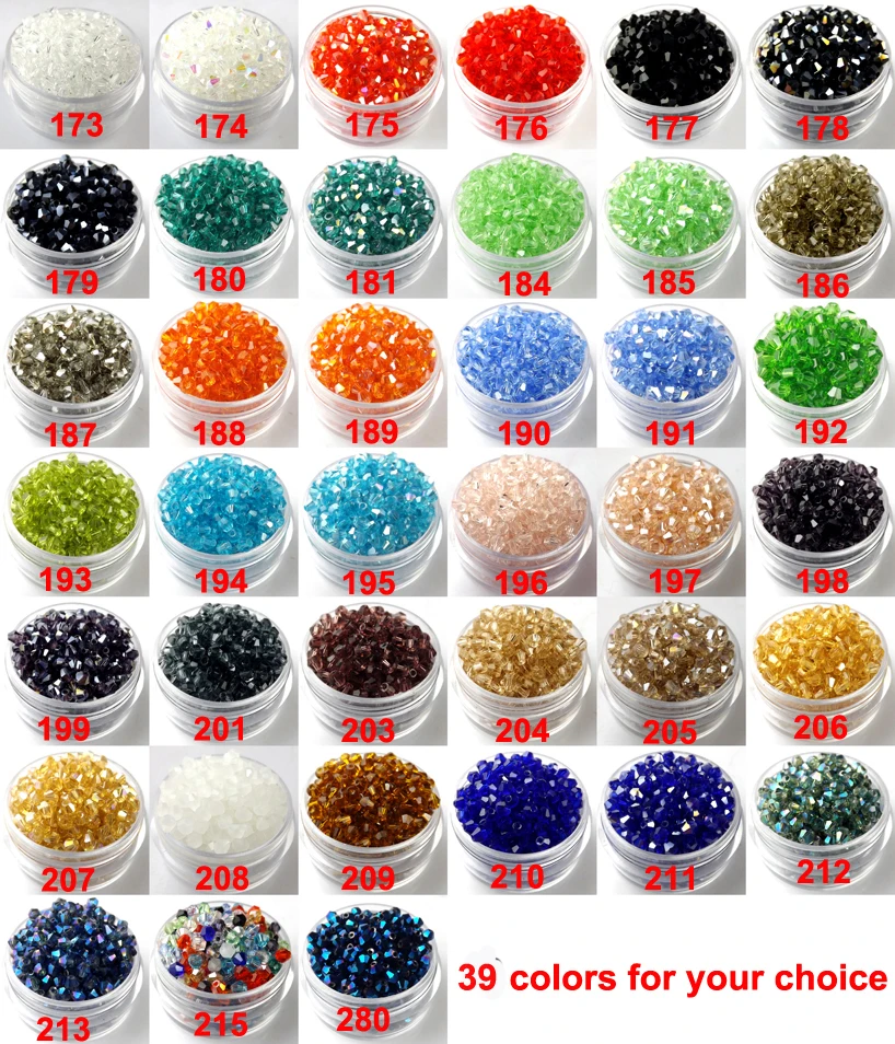 

TOP quality #5301 3mm 1000pcs AAA Bicone Upscale Austrian crystals beads loose ball supply AB Jewelry Making DIY #5301