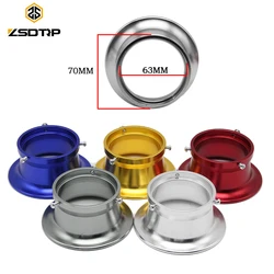 ZSDTRP 63mm Motorcycle Modified Carburetor Air Filter Cup The Wind Cup Horn Cup for PWK Keihin 34 36 38 40 42mm Carburtor