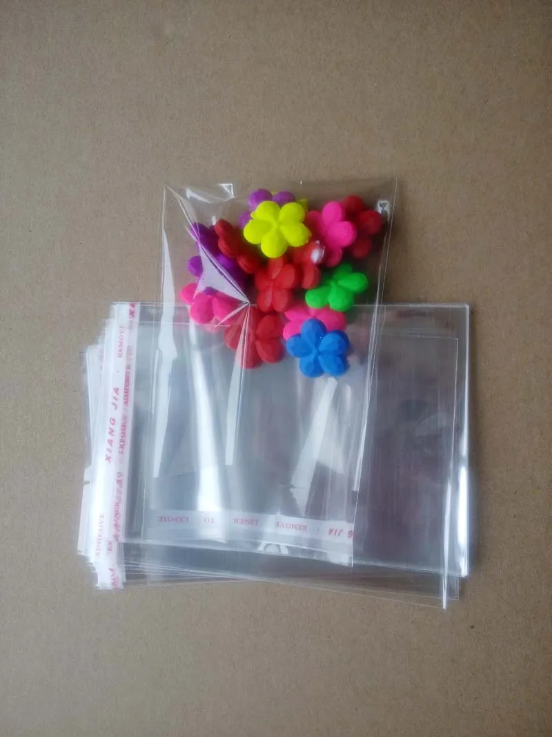 1000PCS 4x6cm Clear Resealable Cellophane/BOPP/Poly Bags Transparent Opp Bag Packing Plastic Bags Self Adhesive Seal for jewelry