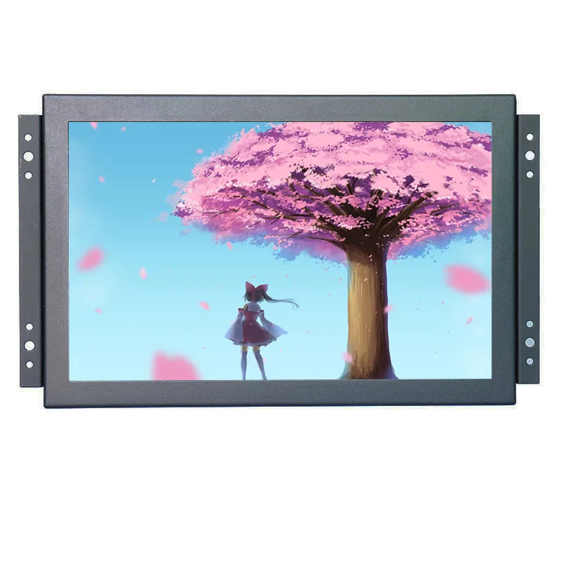 Open Frame 10.1 Inch 1920*1200 Wide Industrial Monitor Mount Lcd Monitor With USB VGA HDMI Interface And Speakers