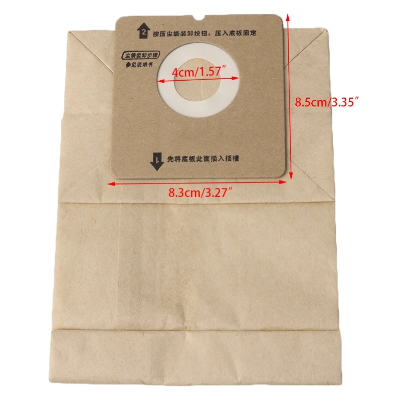 Universal Vacuum Cleaner Bags Paper Dust Bag Replace For Rowenta ZR0049/ZR0007