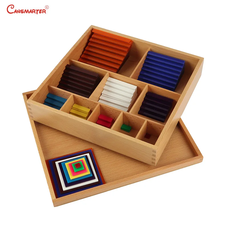 Math Toys Montessori Count Matching Wooden Colorful Puzzle Games Practice Scene Educational Learning Toys for Children