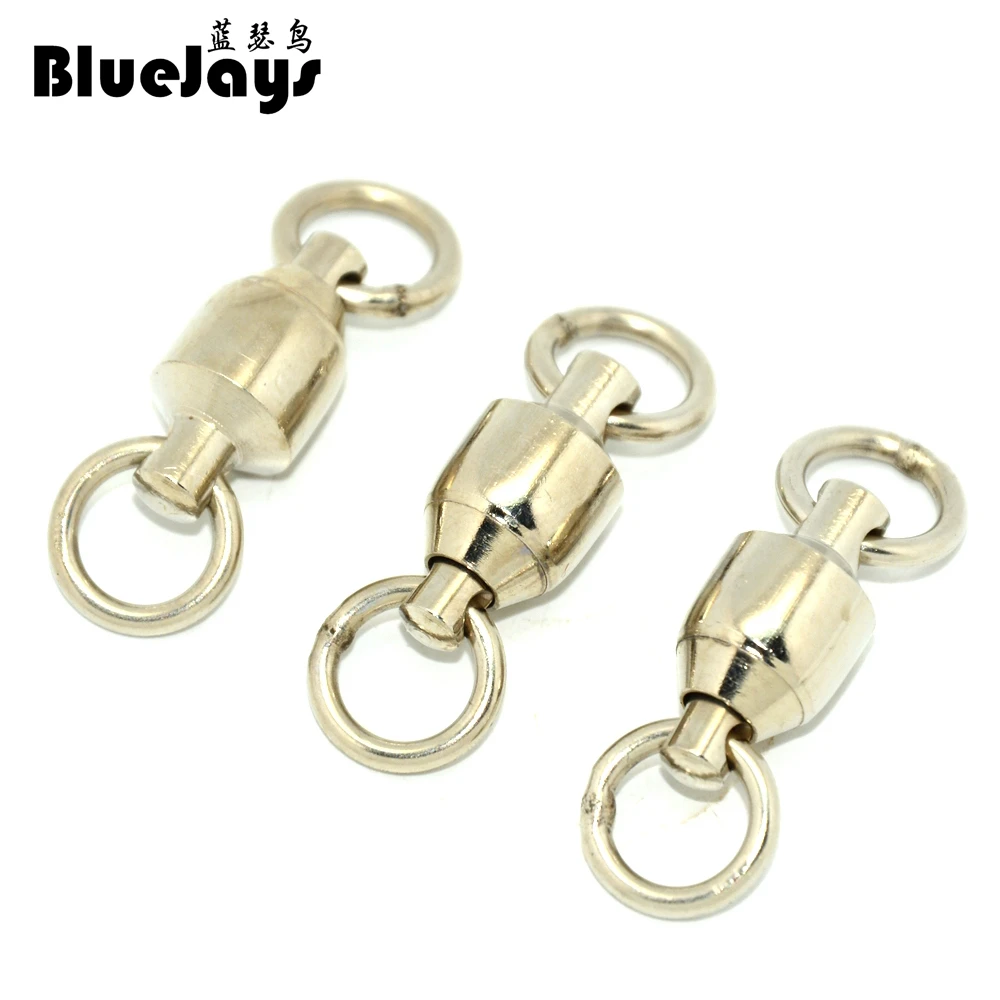 original Maximumcatch 20Pieces #0-6 Ball Bearing Swivel with Solid Rings Fishing Swivel Fishing Connector Fishing Tool