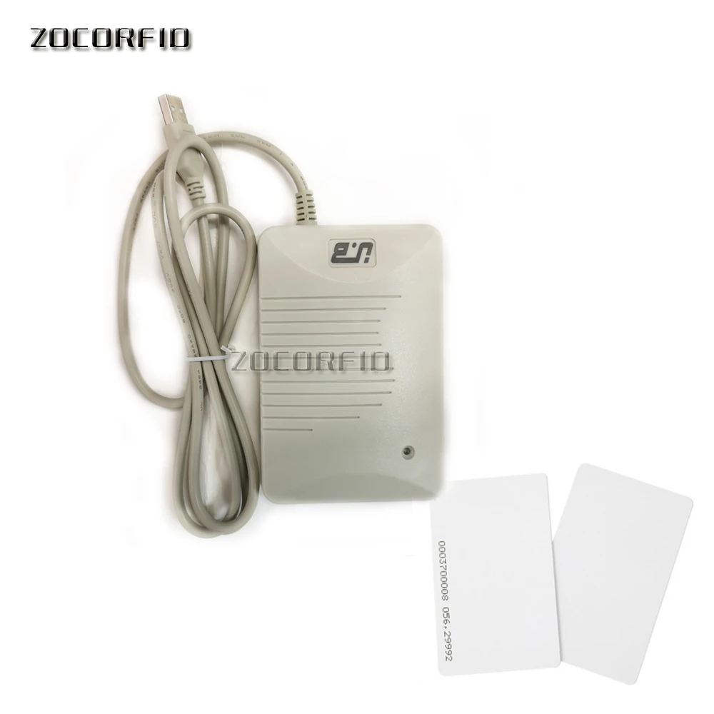 

Multiple Output YLE406 USB RFID Reader 125khz EM4100 ID Contactless Sensitivity Smart Card Reader TK4100 Support Windows