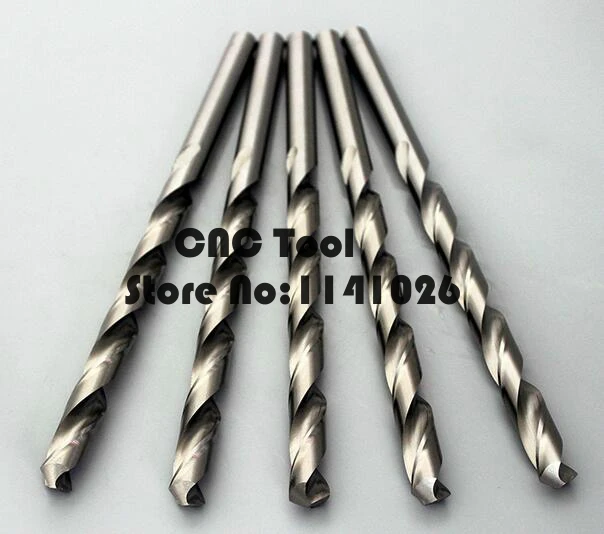 Free Shipping New Brand 5Pcs 6mm Extra Long 300mm HSS Twist Drill Straigth Shank Auger Drilling Bit ,Drill bits for metal