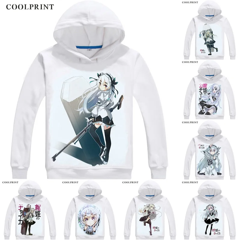 

Chaika - The Coffin Princess Hoodies Hip Hop Hoodie White-haired Wizard Chaika Trabant Cosplay Motivs Anime Cosplay Sweatshirts