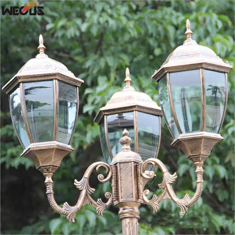 (H≈ 2.8M) ยุโรปสวนกลางแจ้งวิศวกรรมสวน Garden Road Lighting Pole Street Light