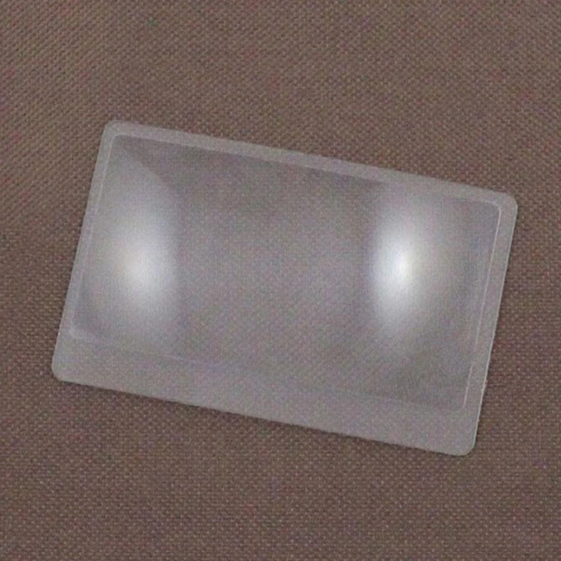 3 X Magnifier Magnification Magnifying Fresnel Pocket Credit Card Size Transparent magnifying glass