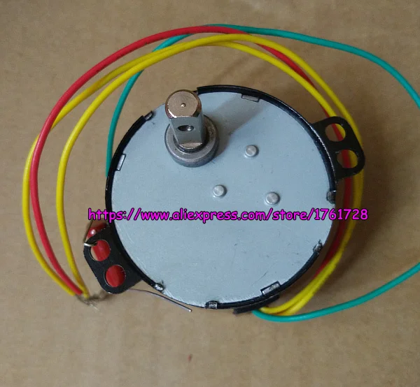 50*38mm 50KTYZ 24V permanent magnet synchronous motor 2.5rpm/30rpm/50rpm 6-10W low noise micro AC motor~