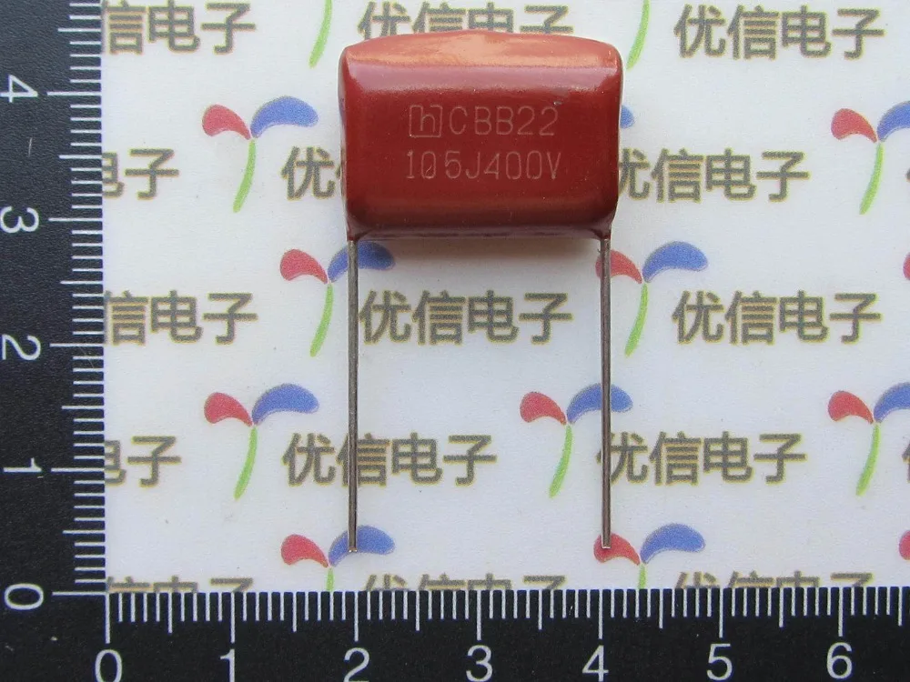 Free Ship 100pcs/lot High Quality CBB Polypropylene film capacitor pitch 20mm 400V 1UF 105 CBB22/CL CBB22 capacitor  1UF