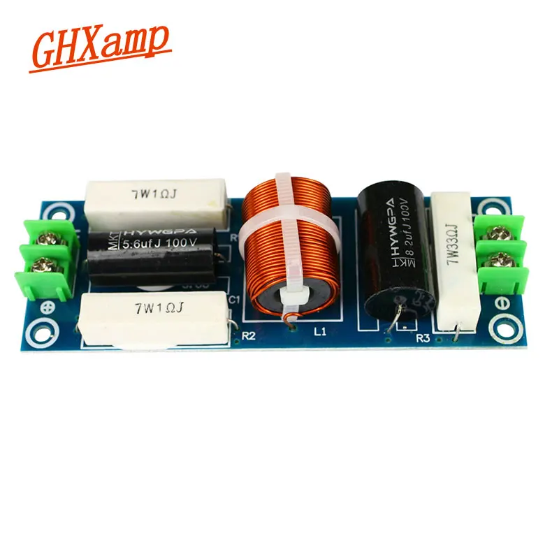 GHXAMP 100W Speakers Crossover Independent Midrange Frequency Divider 4-8Ohm For 4-8 inch Mid Loudspeaker 800Hz 1PC