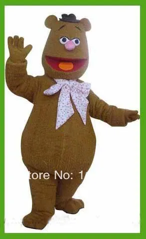 Costume de mascotte personnalisé Fozzie Bear, déguisement fantaisie, anime cosplay