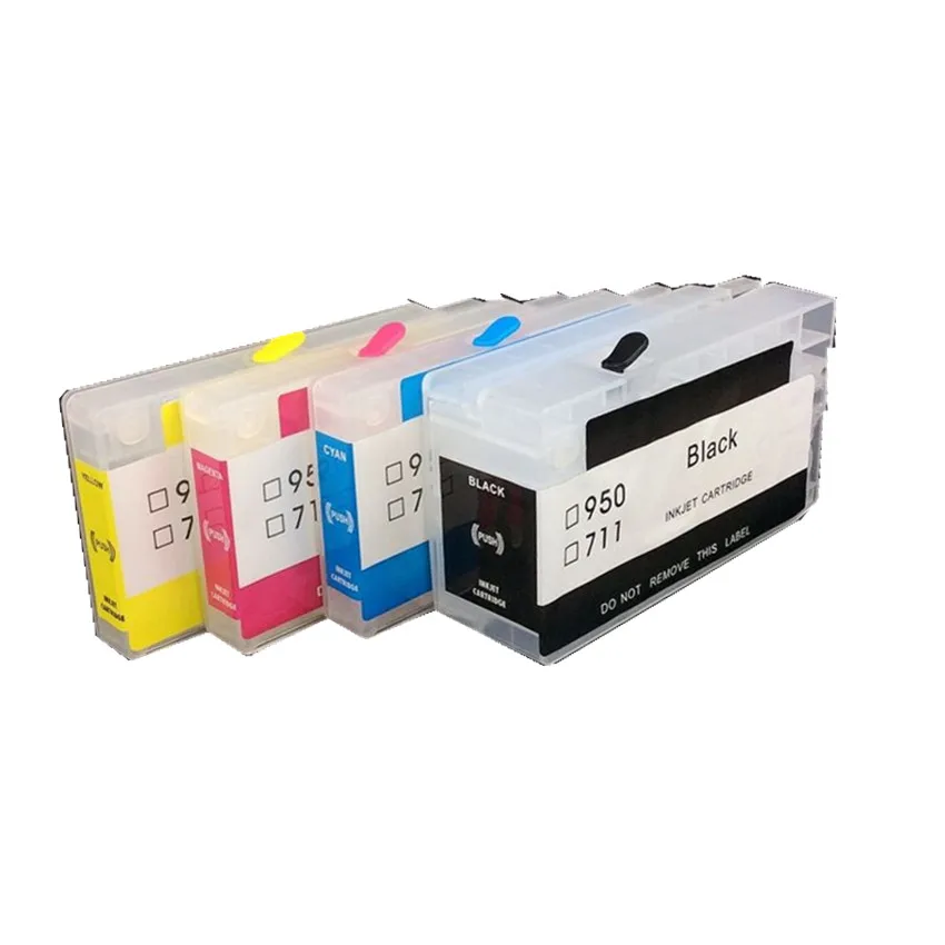 950 951 Refillable INK cartridge for HP Officejet Pro 8100 8600 251dw 276dw 8630 8610 8620 8680 8615 8625 + for hp Dye Ink 400ML