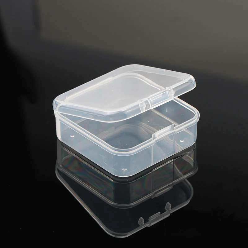 Plastic Jewelry Storage Box, Transparent Square Container