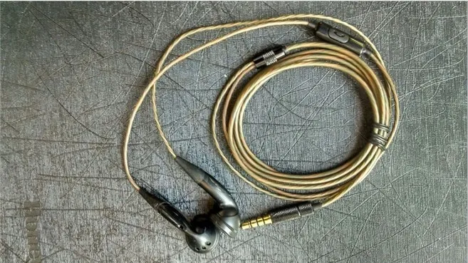 DIY pk2-イヤホン,有線イヤホン,発熱,銀メッキ,マイクなし/マイク付き