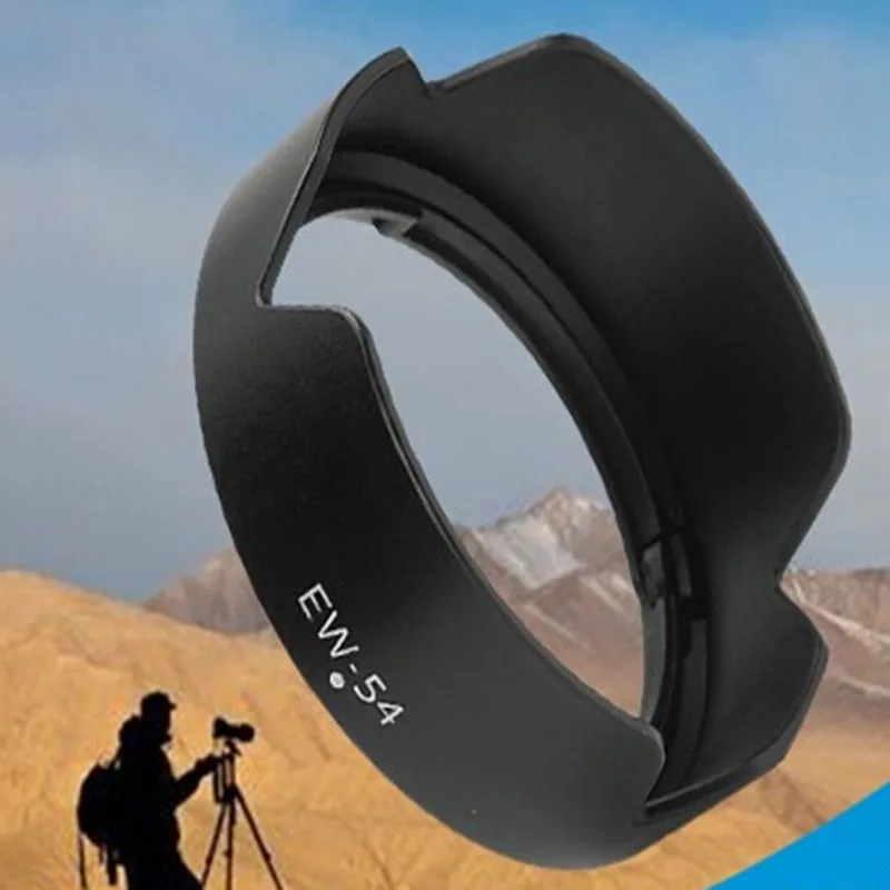 EW-54 EW54เลนส์ฮูดสำหรับ Canon EOS M EF-M 18-55มม.F/3.5-5.6 IS STM 52mm ดอกไม้เลนส์กล้องถ่ายรูปเลนส์ฮูด Gratis Ongkir