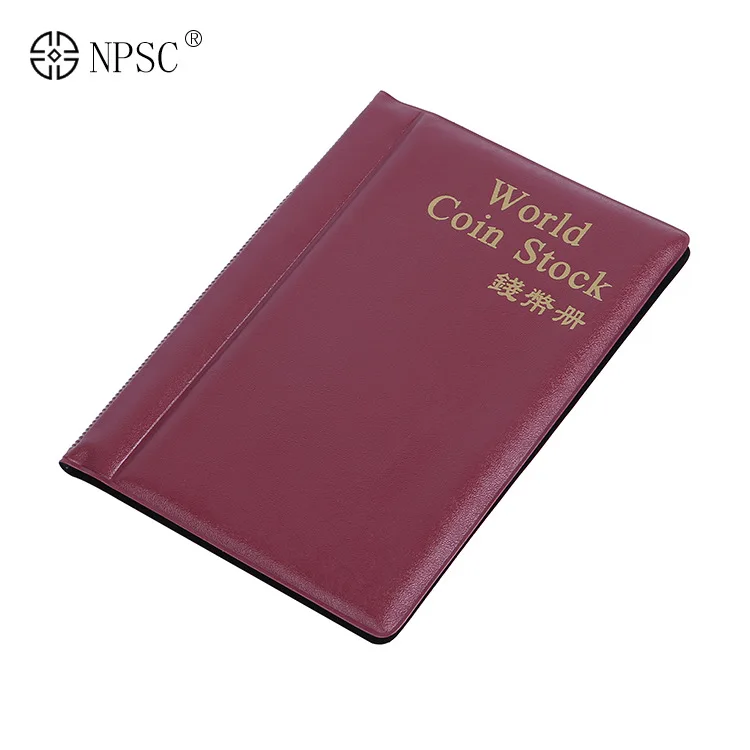 PVC Vertical Straight-in Small Coin Organizer Commemorative Coin Collection 120 Grids World Coin Stock