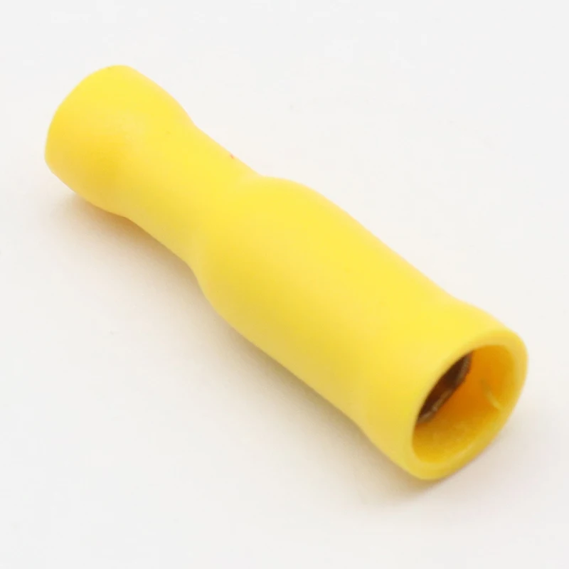 Hot 50 X Yellow Male Female Bullet Connector Crimp Terminals Wiring