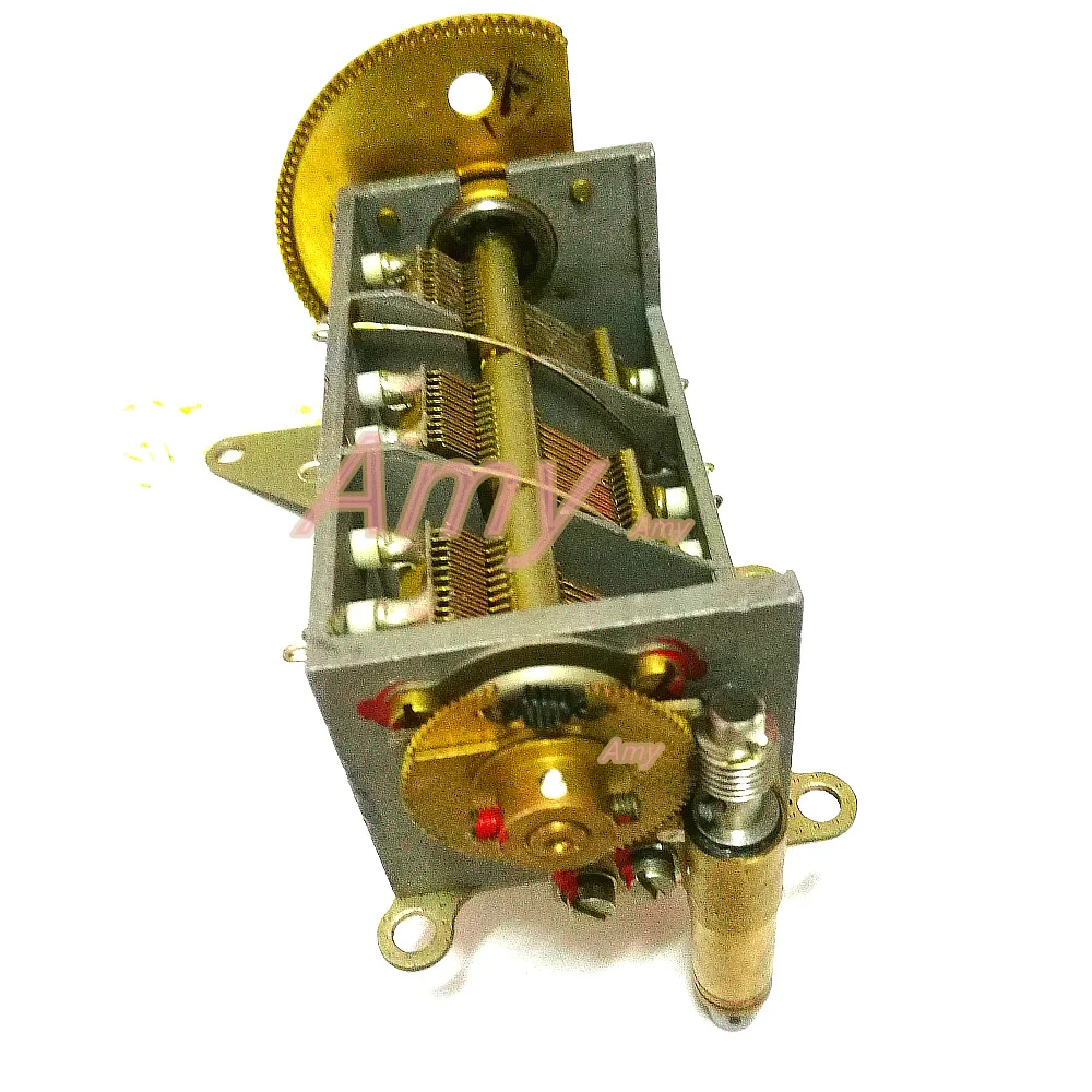 Imagem -02 - Bayi Rádio Recepção Pequeno Ajuste Gear Belt 21pf255pf ou Assim Capacitor Variável Novo