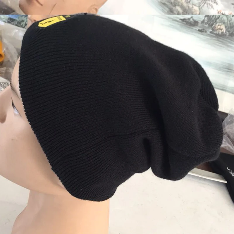 Newest Hot Baggy Slouchy Beanie Custom Logo Double-sided Hat Reversible Beanies Soft Skull Knit Cap