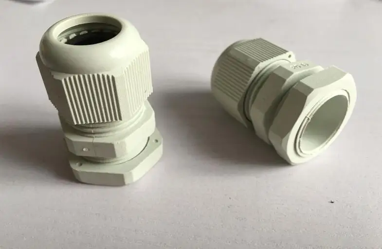 10PCS PG13.5 Nylon cable waterproof connector plastic cable fixed head