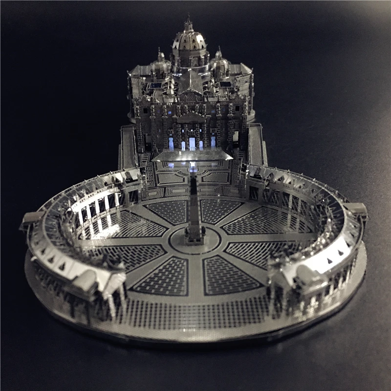 MMZ MODEL NANYUAN 3D Metalen model kit 1:1000 STPETER\'S BASILIEK Montage Model DIY 3D Laser Cut Model puzzel speelgoed voor volwassen