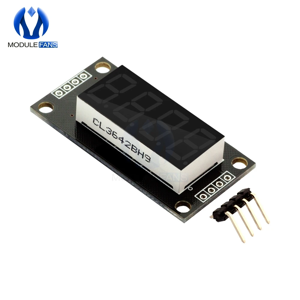Green Color 0.36" 0.36 Inch TM1637 7 Segments Digital Display Tube 4-Digit LED  Module Board For Arduino